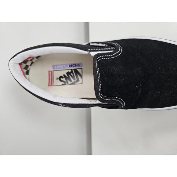 Vans Classic Black Slip-On Shoes with PopCush Comfort main image 6